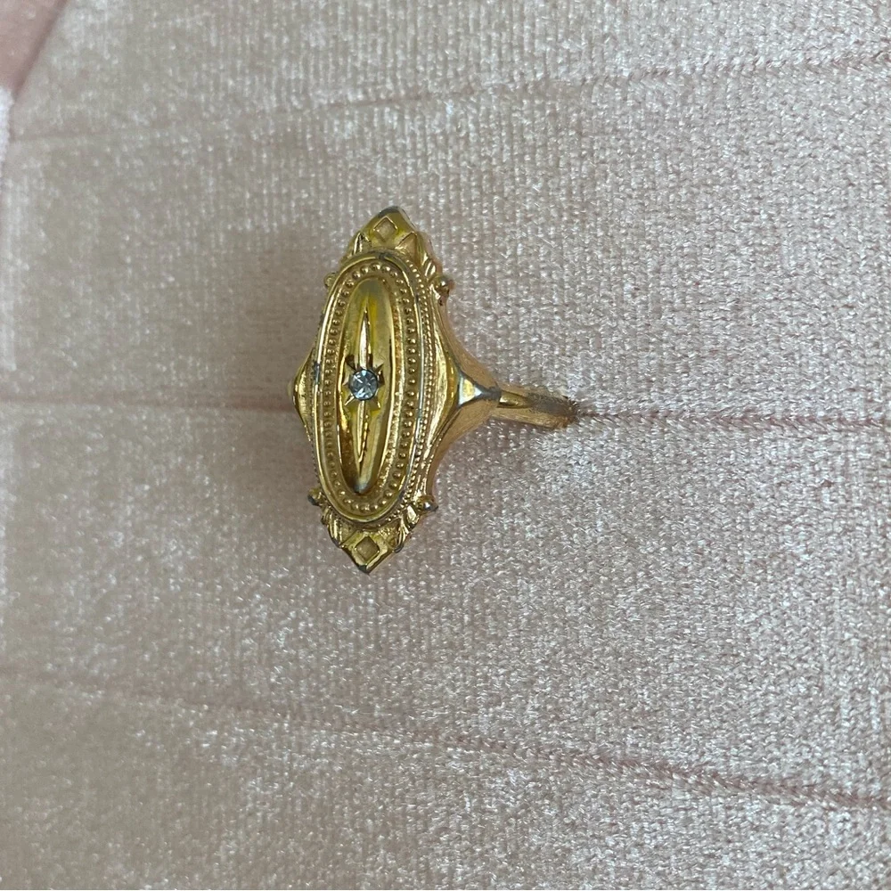 Vintage Avon Kensington Ring ✨ Size 6-8.5 - Picture 7 of 16